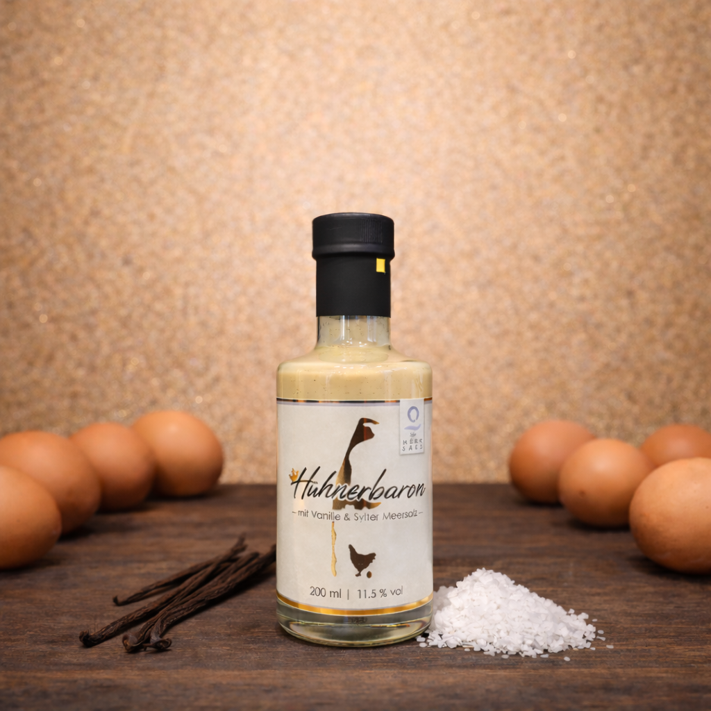 Hühnerbaron Vanille und Sylter Meersalz