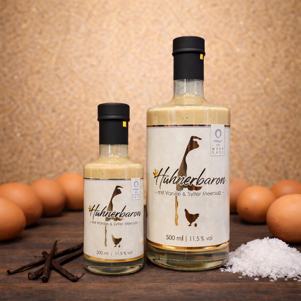 Hühnerbaron Vanille und Sylter Meersalz