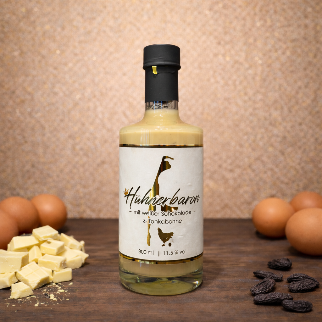 Hühnerbaron weiße Schokolade Tonka