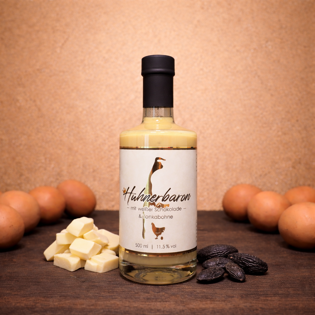 Hühnerbaron weiße Schokolade Tonka