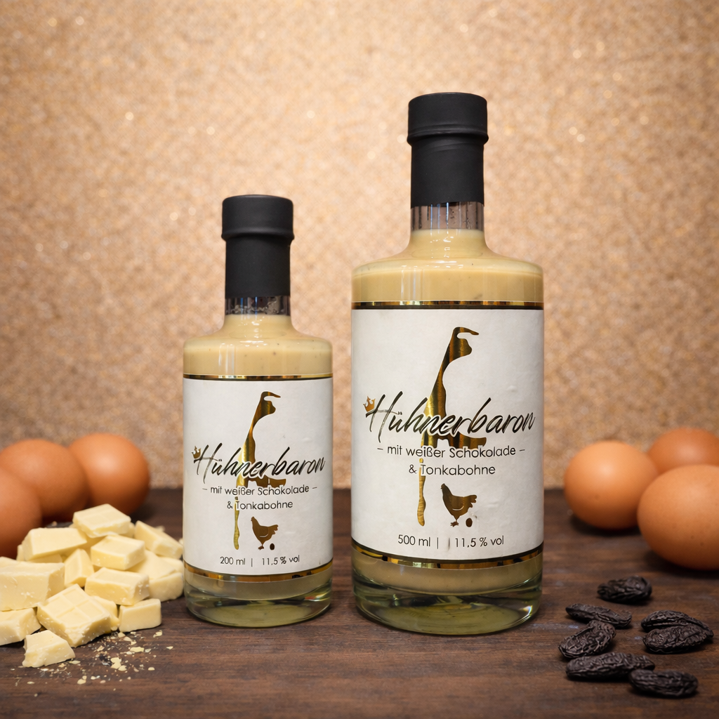 Hühnerbaron weiße Schokolade Tonka